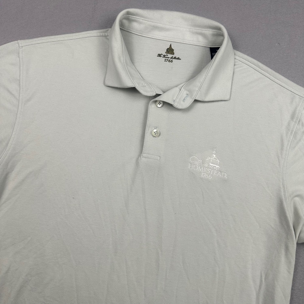 The Tower Collection 1766 Omni Homestead Resort Virginia Polo Shirt Medium Grey